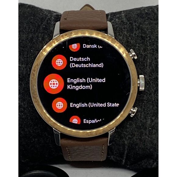 Fossil Gen 4 Authentic Digital Dial Smart Watch Custom Band FTW6016 LT337 - Picture 3 of 12